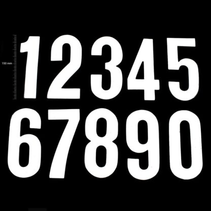 Tmv Digits 150mm White ''6'' (20Pcs)