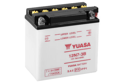 Yuasa Akku, 12N7-3B (Cp) Happopatruuna Mukana (4)