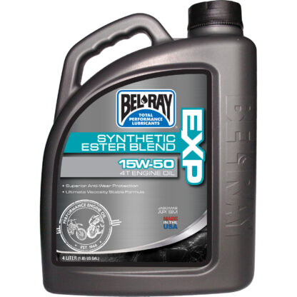 Bel-Ray Exp 15W-50 Synthetic Ester Blend 4T Engine Oil 4L