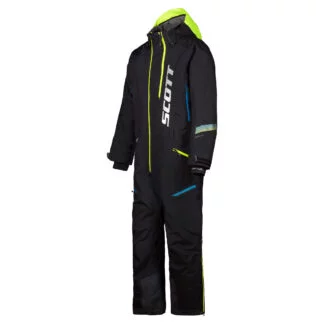 Scott Monosuit Ds Shell Dryo Musta/Neon Keltainen M