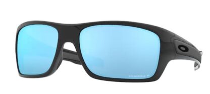Oakley Sunglasses Turbine Frame Polished Black Lens Prizm Deep Water H20 Polariz