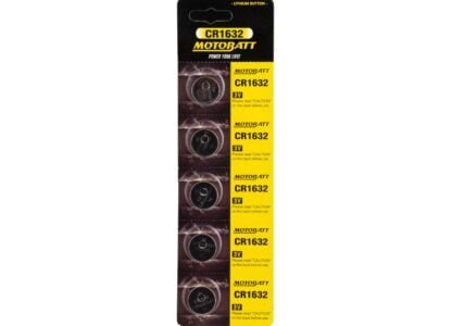 Motobatt Cr1632 3.0V Lithium Battery (5Pcs)