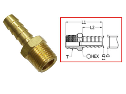 Sea-X Polttoaineliitin Universal 1/4 Npt X 3/8