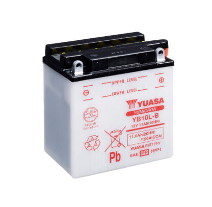 Yuasa Akku, Yb10L-B (Cp) Happopatruuna Mukana (4)