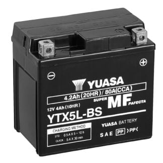 Yuasa Akku, Ytx5L-Bs (Cp) Happopatruuna Mukana (5)