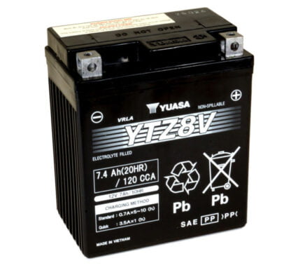 Yuasa Akku, Ytz8V (Wc) Factory Activated (10)