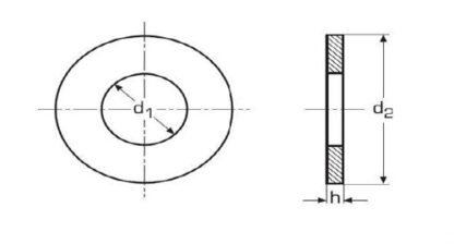 Aluslevy 5,3X15mm 20Pakk.