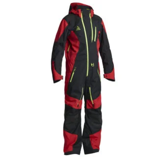 Amoq Rocket Monosuit Musta/Punainen/Hivis S